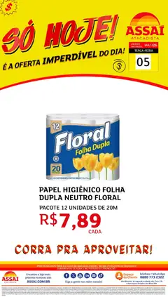 Pré-Visualização do folheto "Assaí Atacadista ofertas - DF" da loja Assaí Atacadista válido a partir de 05/05/2026