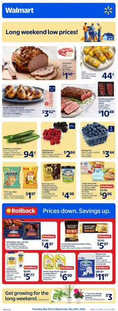 Preview of leaflet Walmart weekly flyer from shop Walmart is valid from May 14, 2026