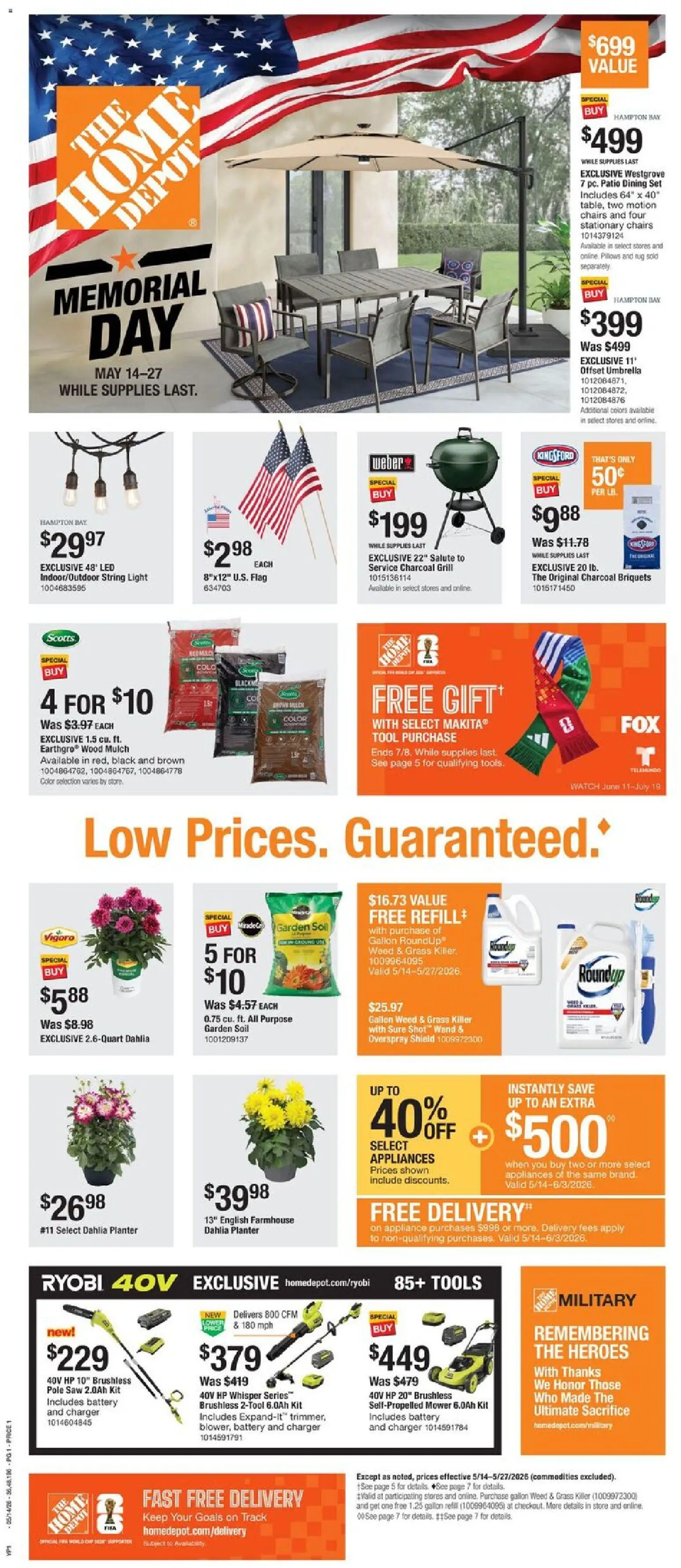 Ad Preview of Home Depot Home Depot Local Ad from 05/14/2026