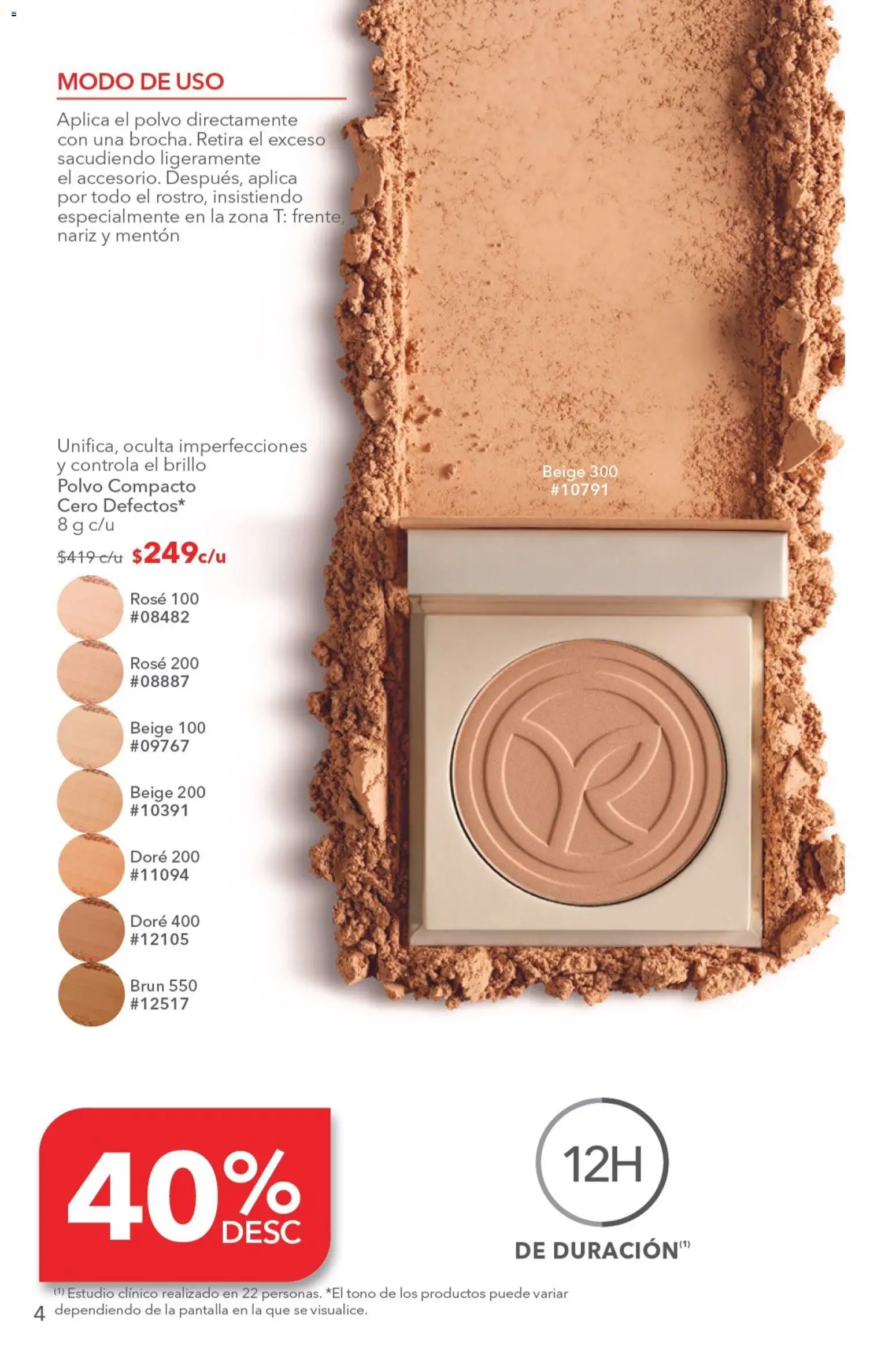 Vista previa las ofertas de la tienda Yves Rocher - Yves Rocher campaña 9 2026 desde el 23/06/2026 - Polvo compacto, Polvo, Brillo