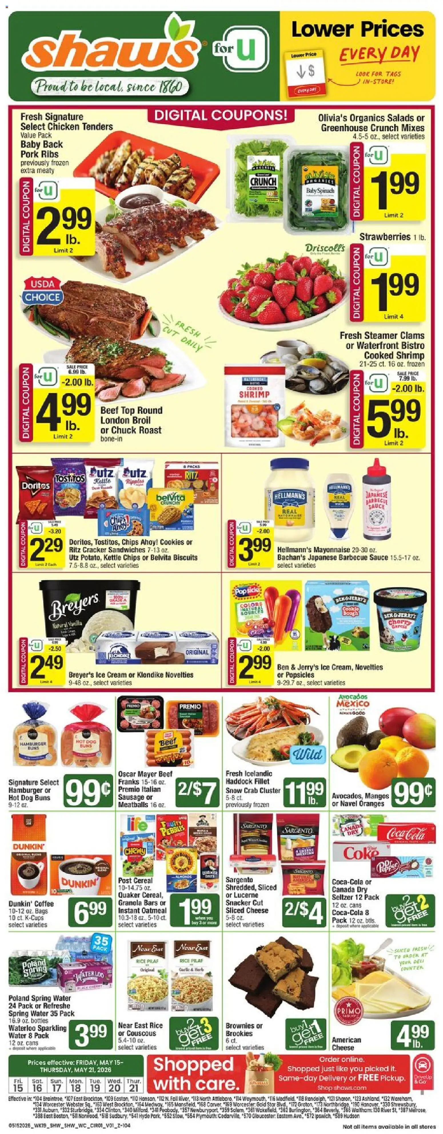 Ad Preview of Shaw's Shaw's Weekly Ad from 05/15/2026