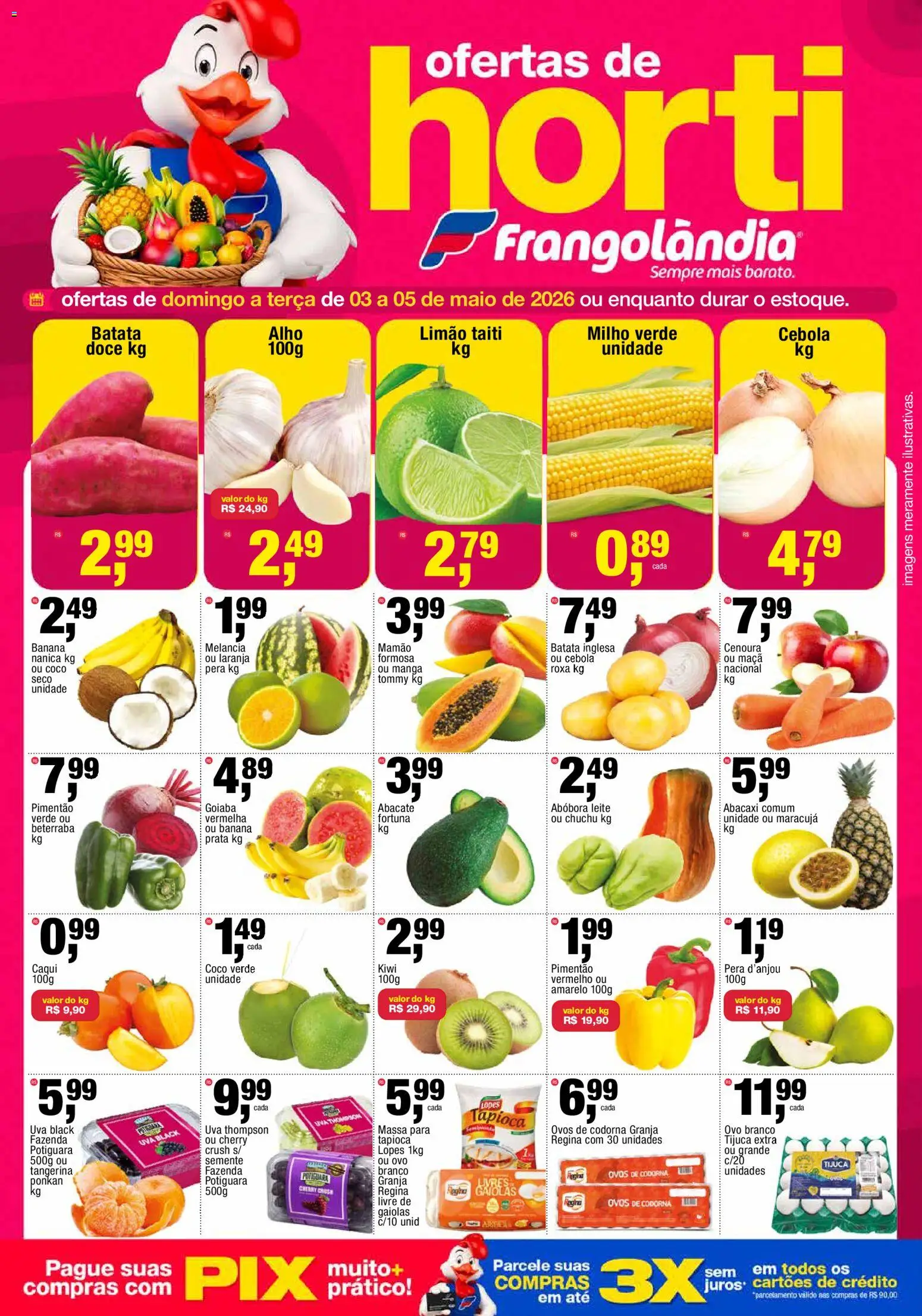 Pré-Visualização do folheto "Frangolândia - Ofertas da semana" da loja Frangolândia válido a partir de 03/05/2026