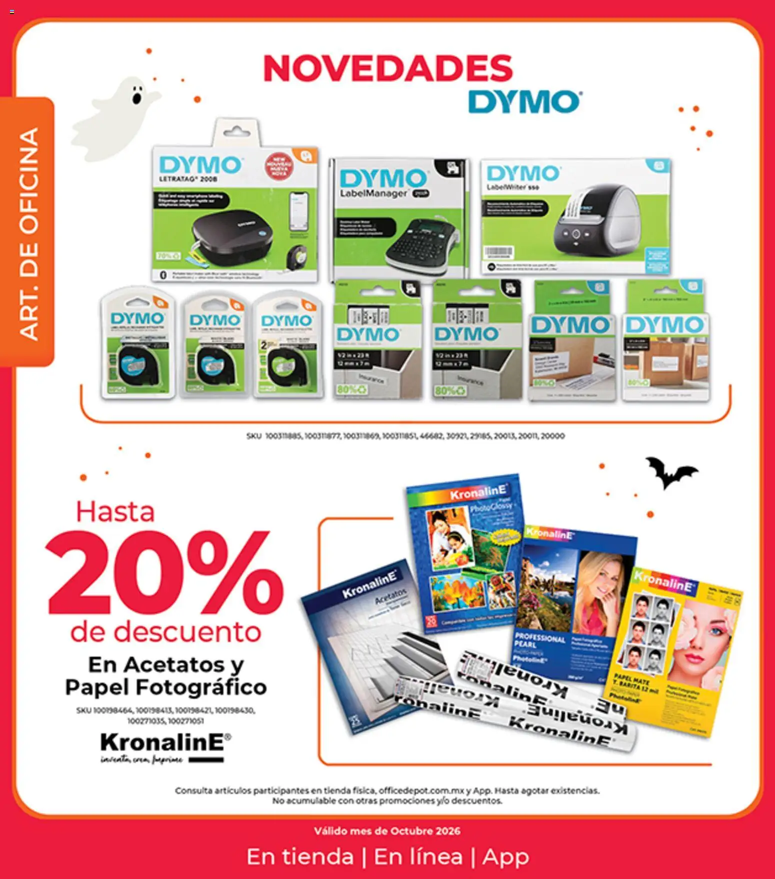 Vista previa las ofertas de la tienda Office Depot - Office Depot catálogo desde el 01/10/2026 