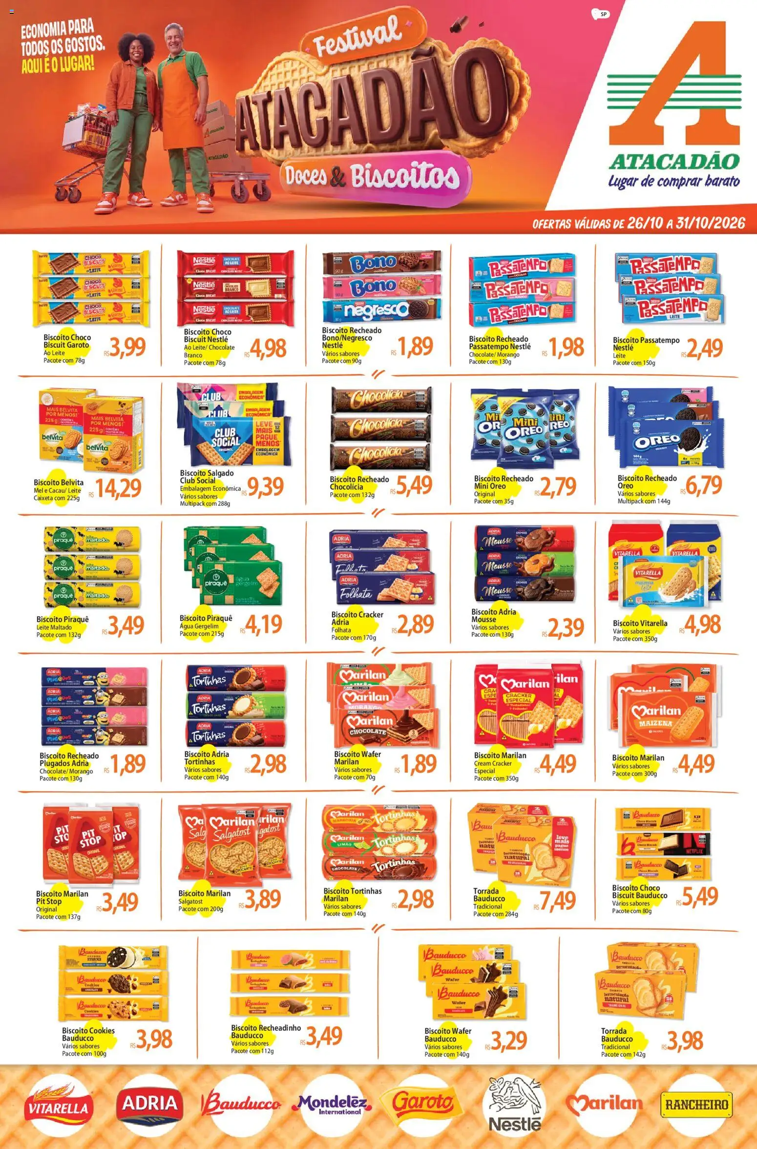 Pré-Visualização do folheto "Atacadão ofertas - SP" da loja Atacadão válido a partir de 26/10/2026