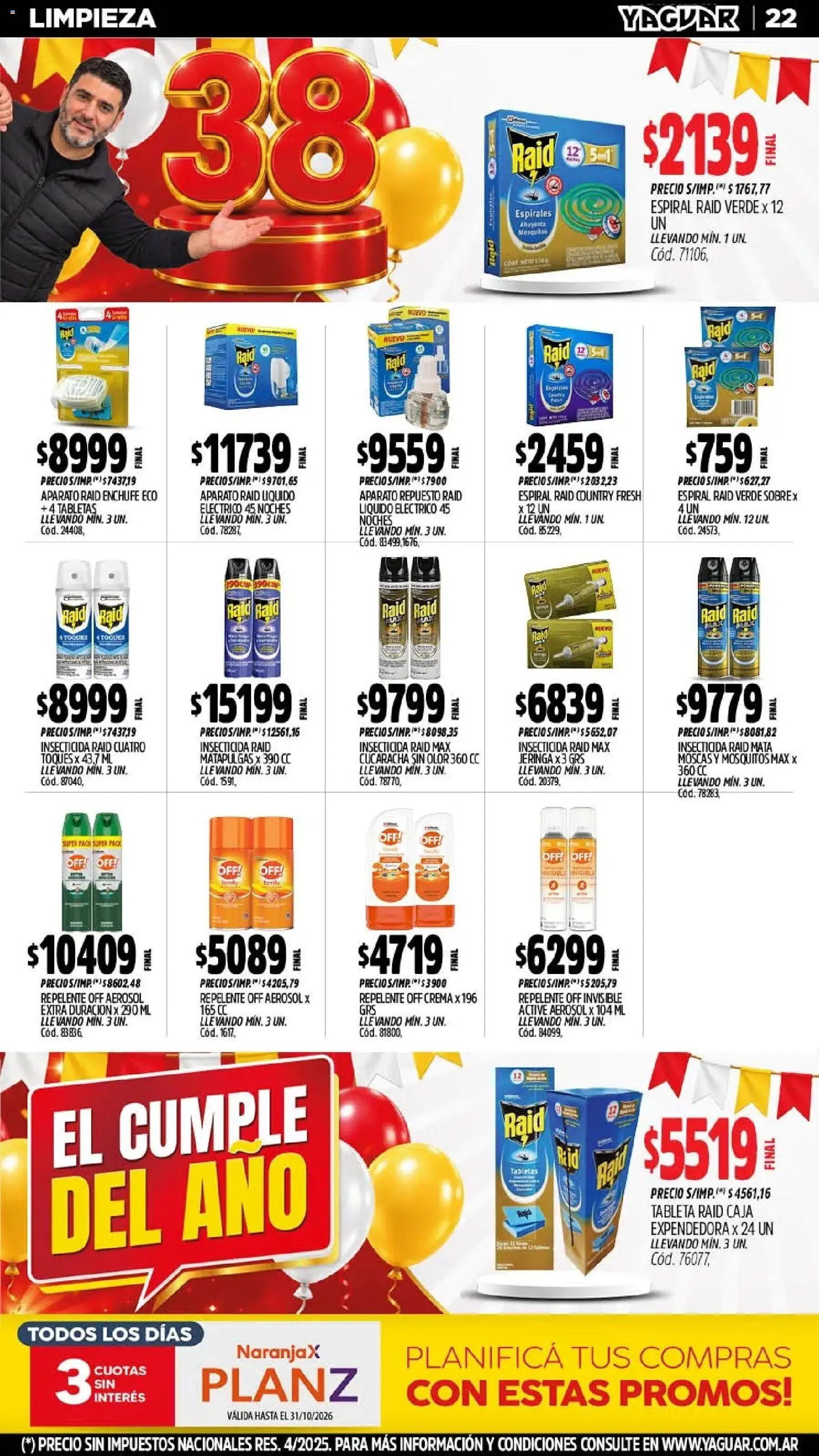 Vista previa del folleto de la tienda Yaguar válido desde el 05/10/2026 