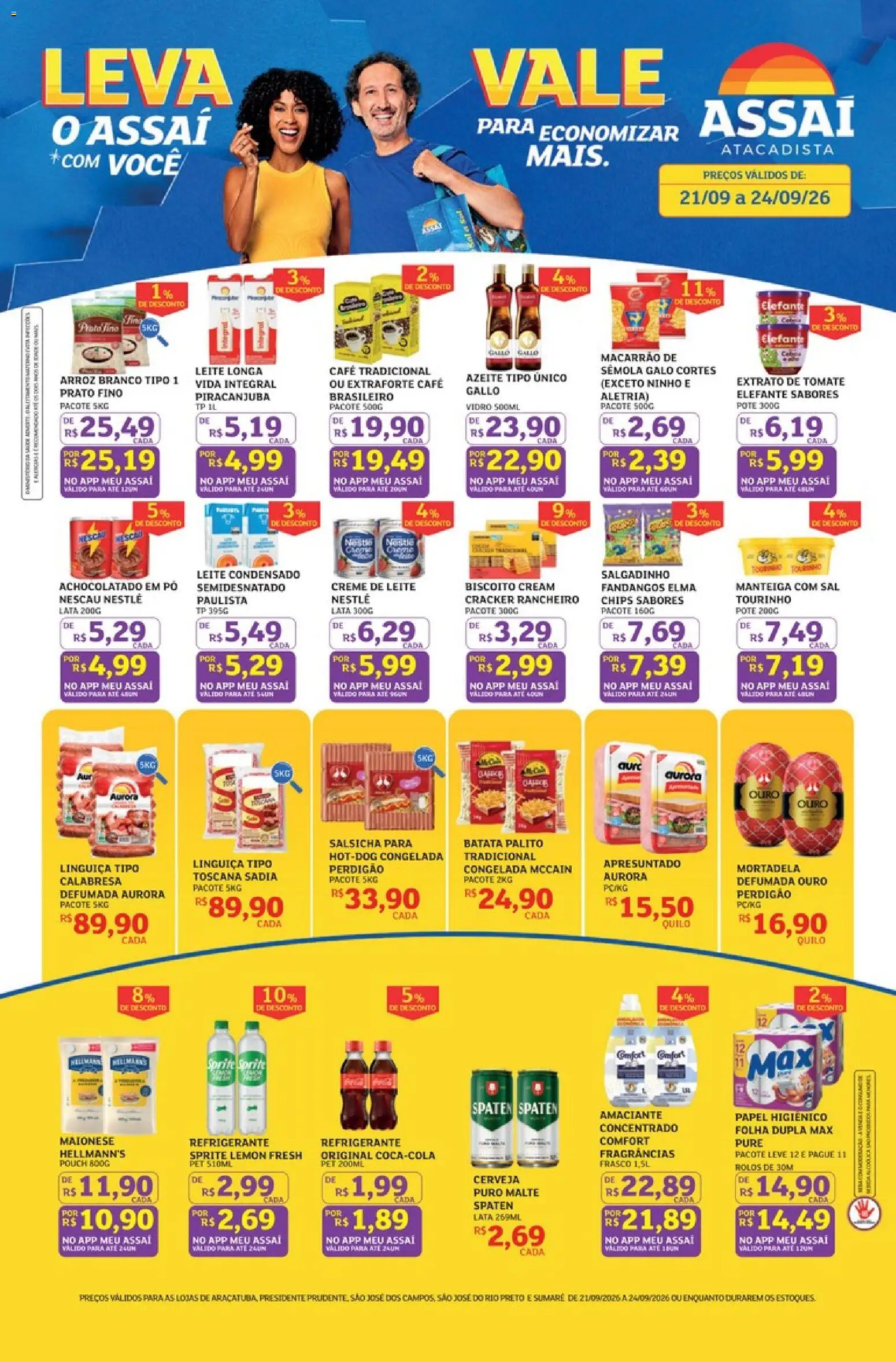 Pré-Visualização do folheto "Assaí Atacadista ofertas - SP" da loja Assaí Atacadista válido a partir de 21/09/2026