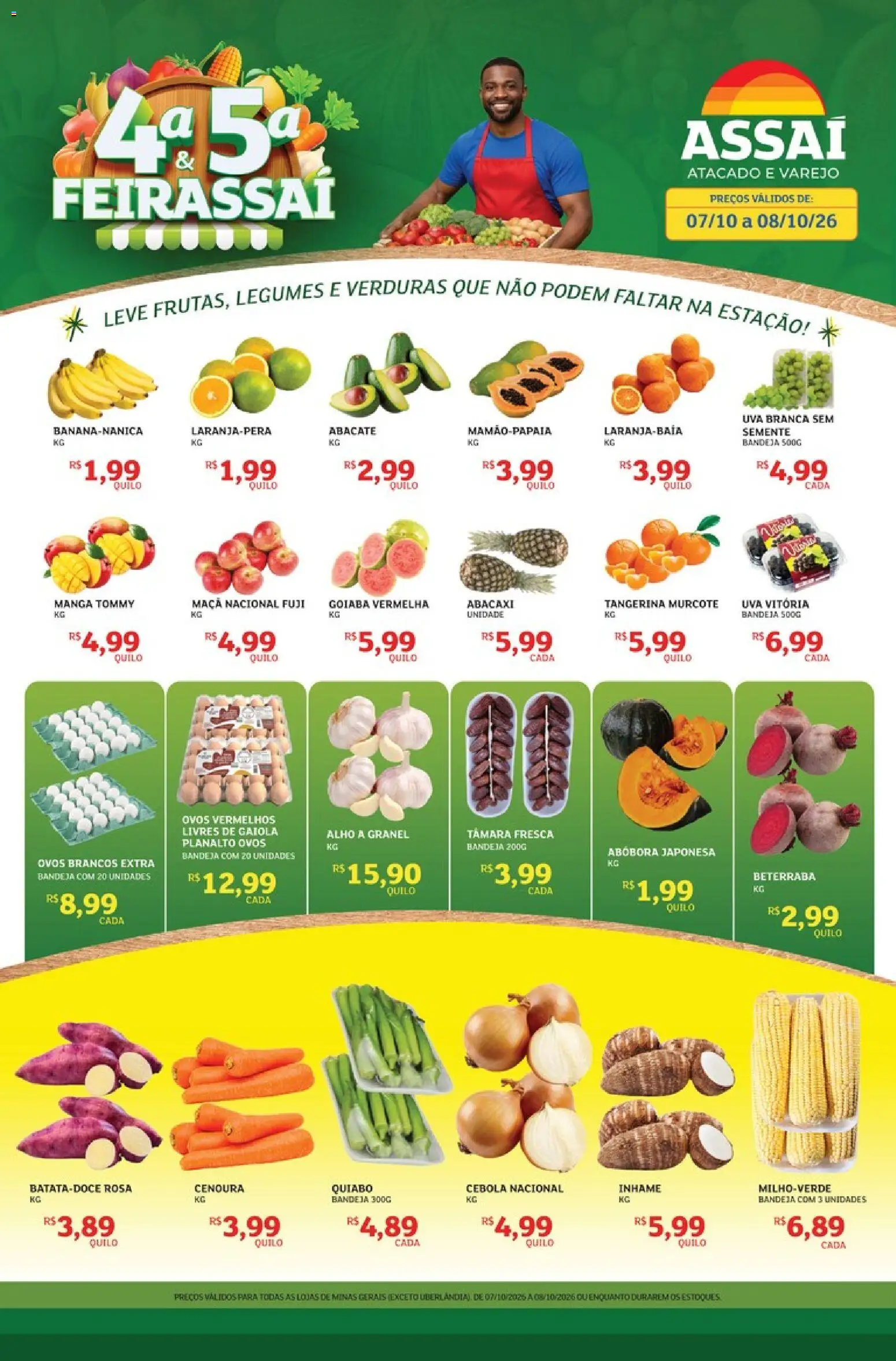 Pré-Visualização do folheto "Assaí Atacadista ofertas - MG" da loja Assaí Atacadista válido a partir de 07/10/2026