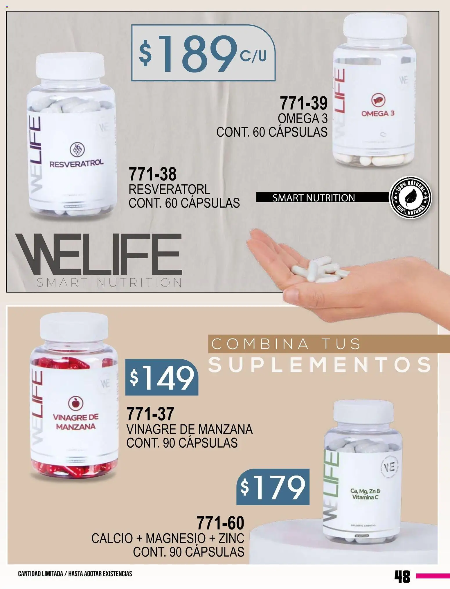 Vista previa las ofertas de la tienda Cklass - Catálogo Especial Supersport Caballero desde el 08/01/2026 - Omega 3, Manzana, Omega, Vinagre, Cápsulas