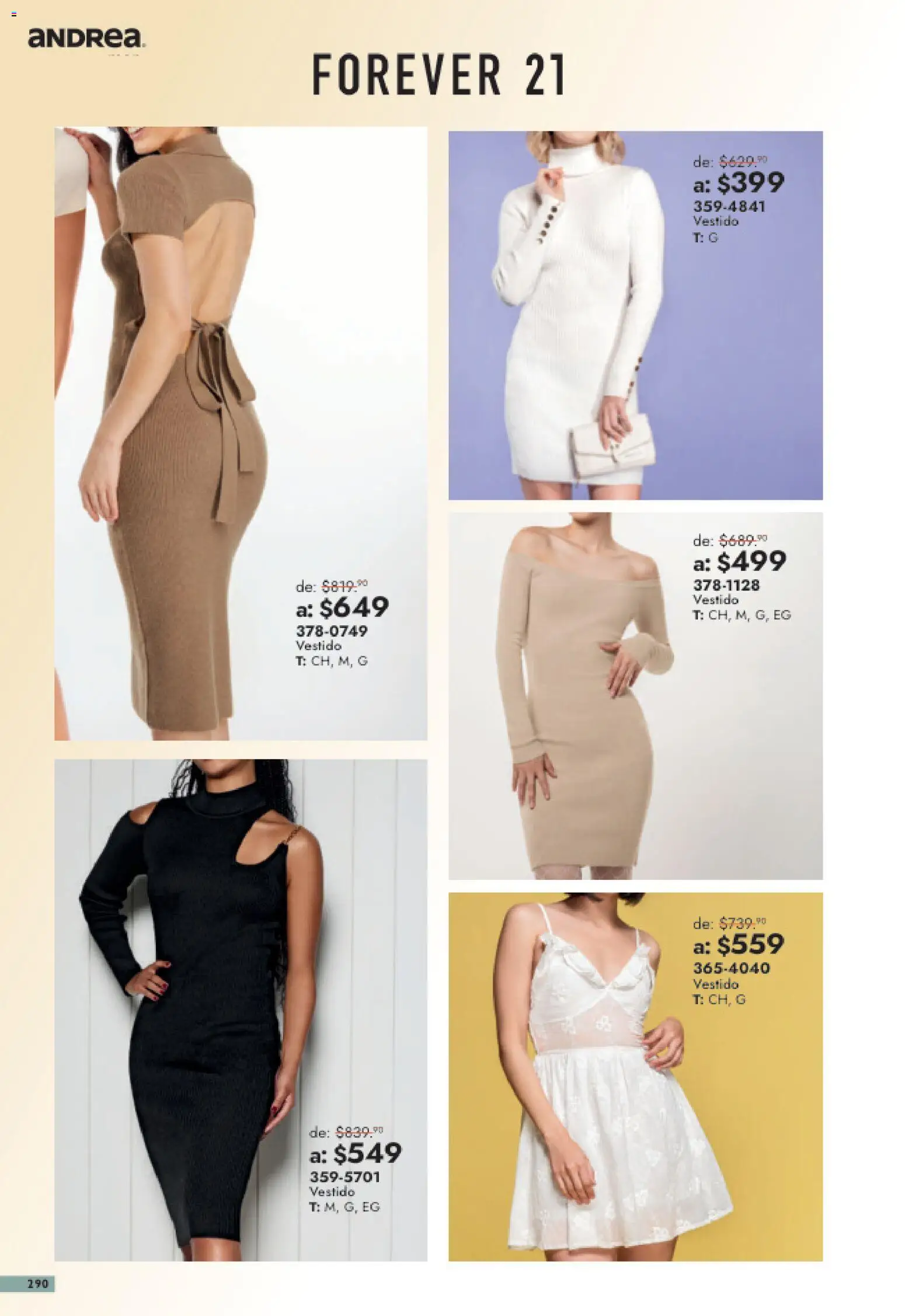 Vista previa las ofertas de la tienda Andrea - Andrea catálogo Outlet desde el 26/07/2026 