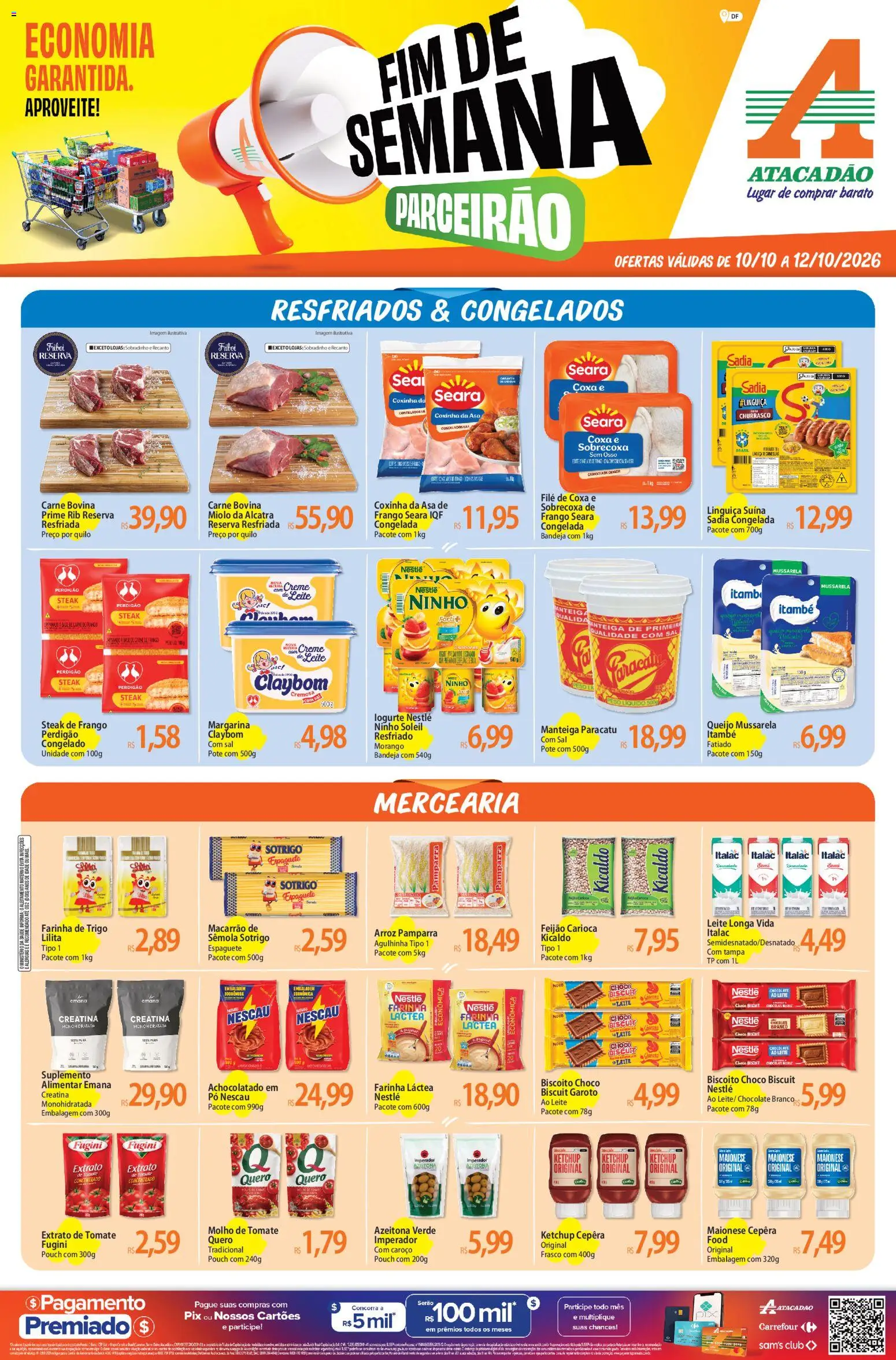 Pré-Visualização do folheto "Atacadão ofertas - DF" da loja Atacadão válido a partir de 10/10/2026