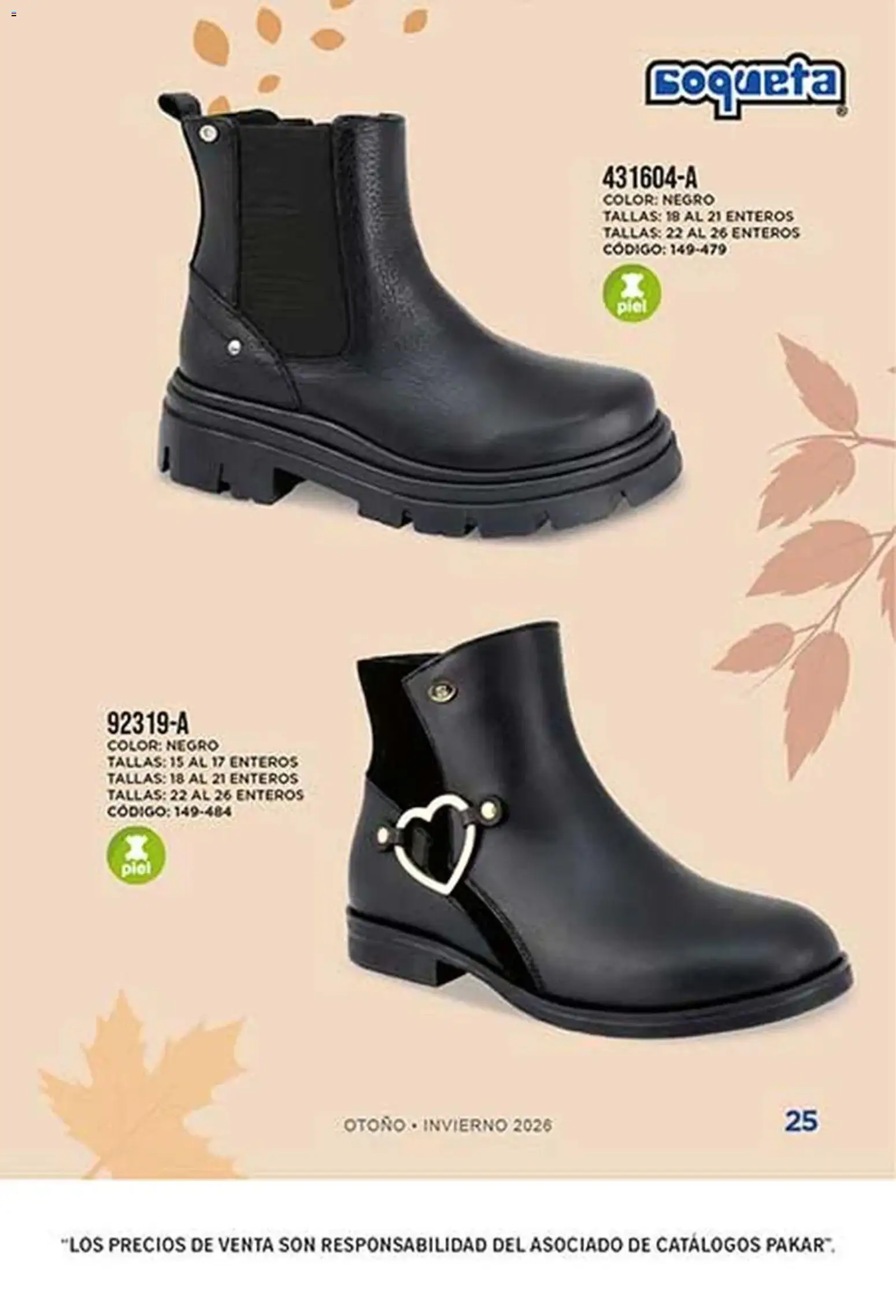 Vista previa las ofertas de la tienda SC Pakar - SC Pakar catálogo Coqueta desde el 14/09/2026 