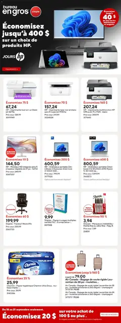 Preview of leaflet Staples circulaire from shop Staples is valid from Sep 18, 2026