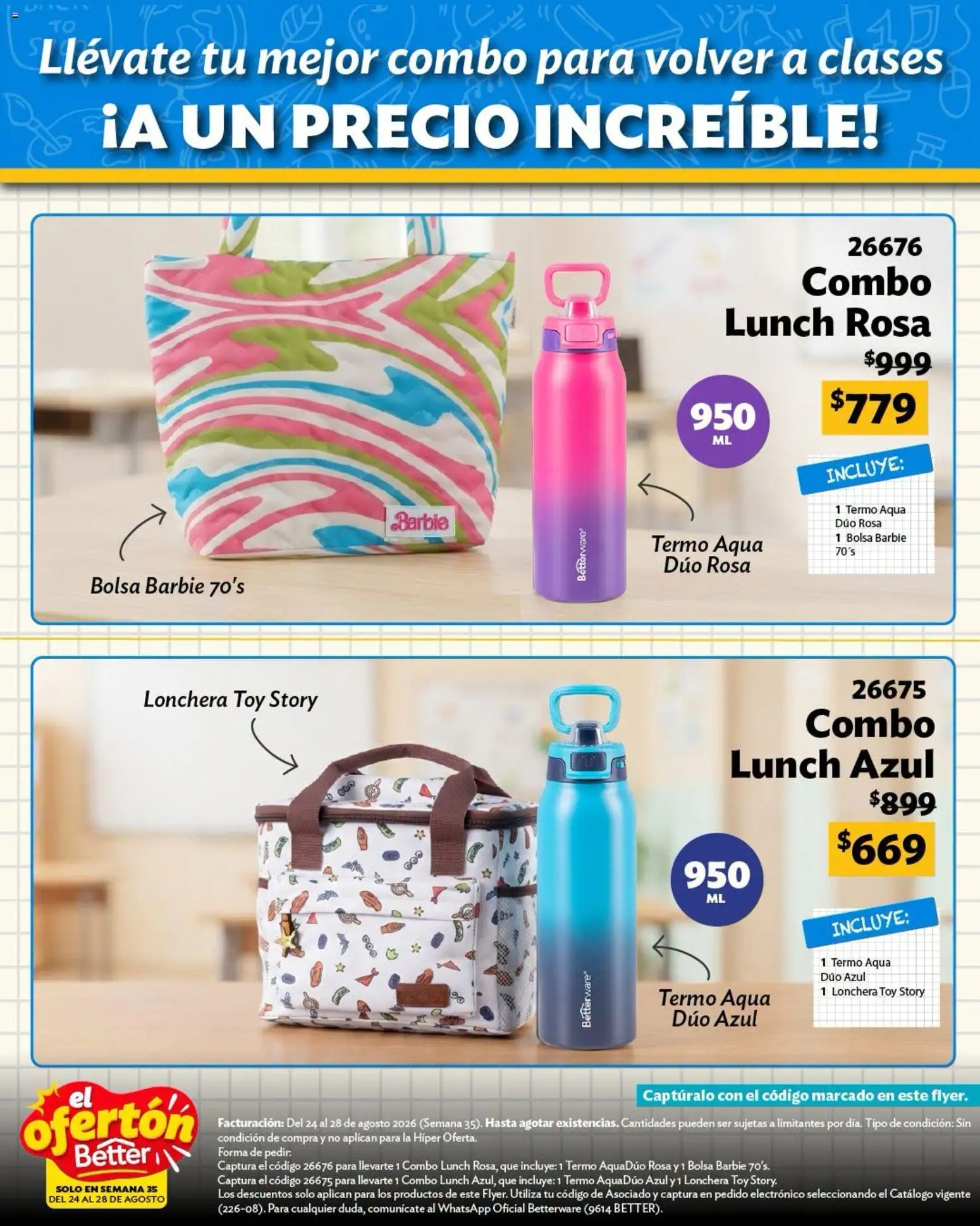 Vista previa las ofertas de la tienda Betterware - Betterware catálogo El Ofertón desde el 24/08/2026 