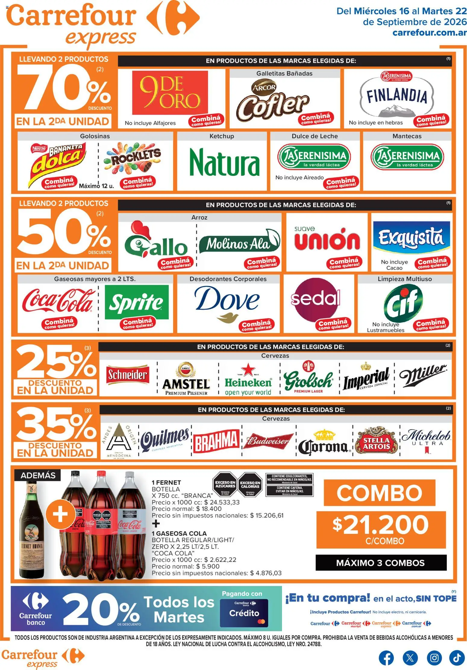 Vista previa del folleto de la tienda Carrefour Express válido desde el 16/09/2026 