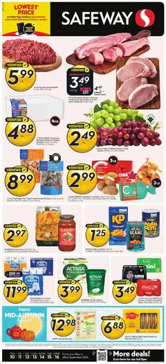 Preview of leaflet Safeway weekly flyer / circulaire from shop Safeway is valid from Sep 10, 2026