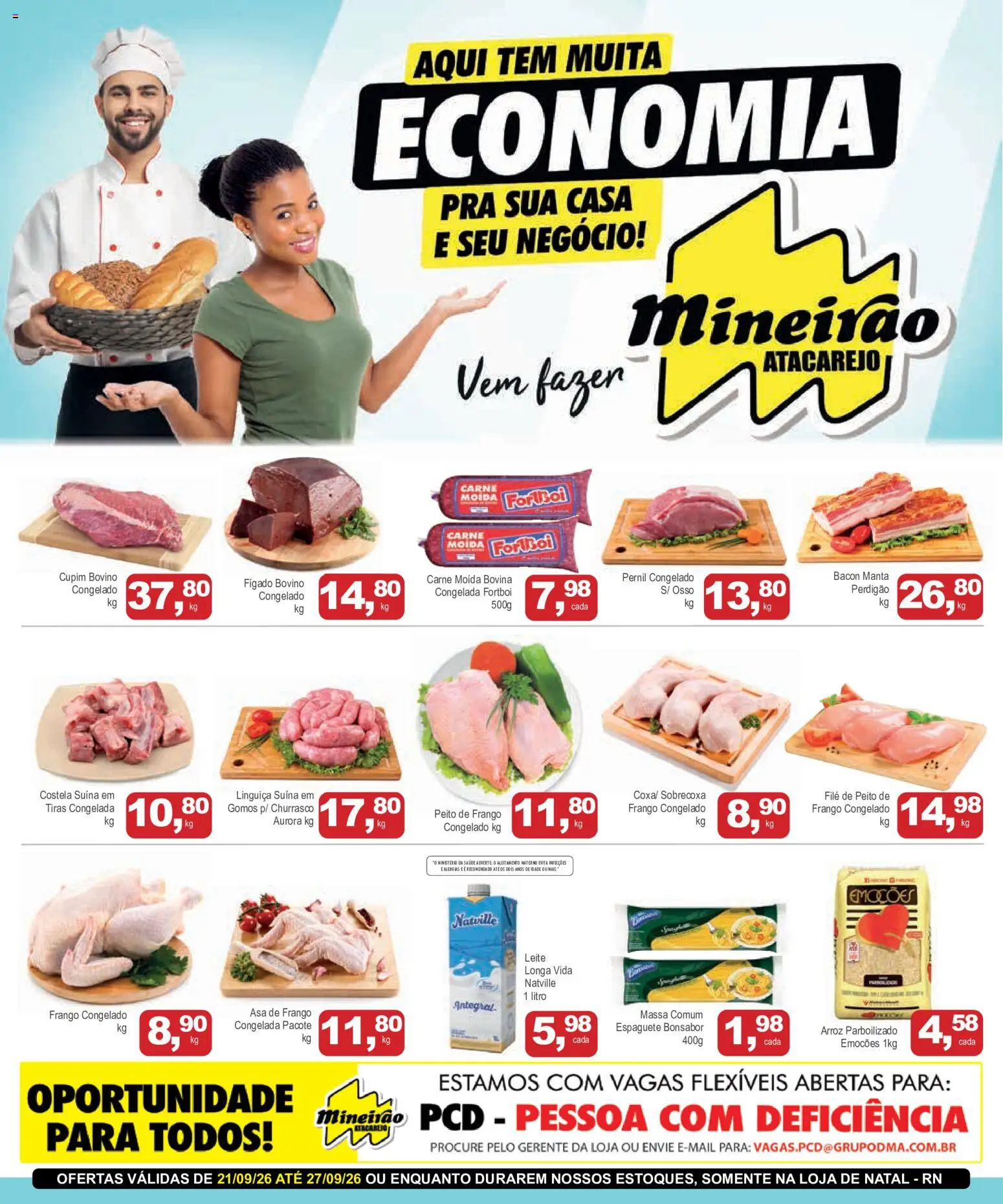 Pré-Visualização do folheto "Mineirão Atacarejo - Ofertas da semana" da loja Mineirão Atacarejo válido a partir de 21/09/2026