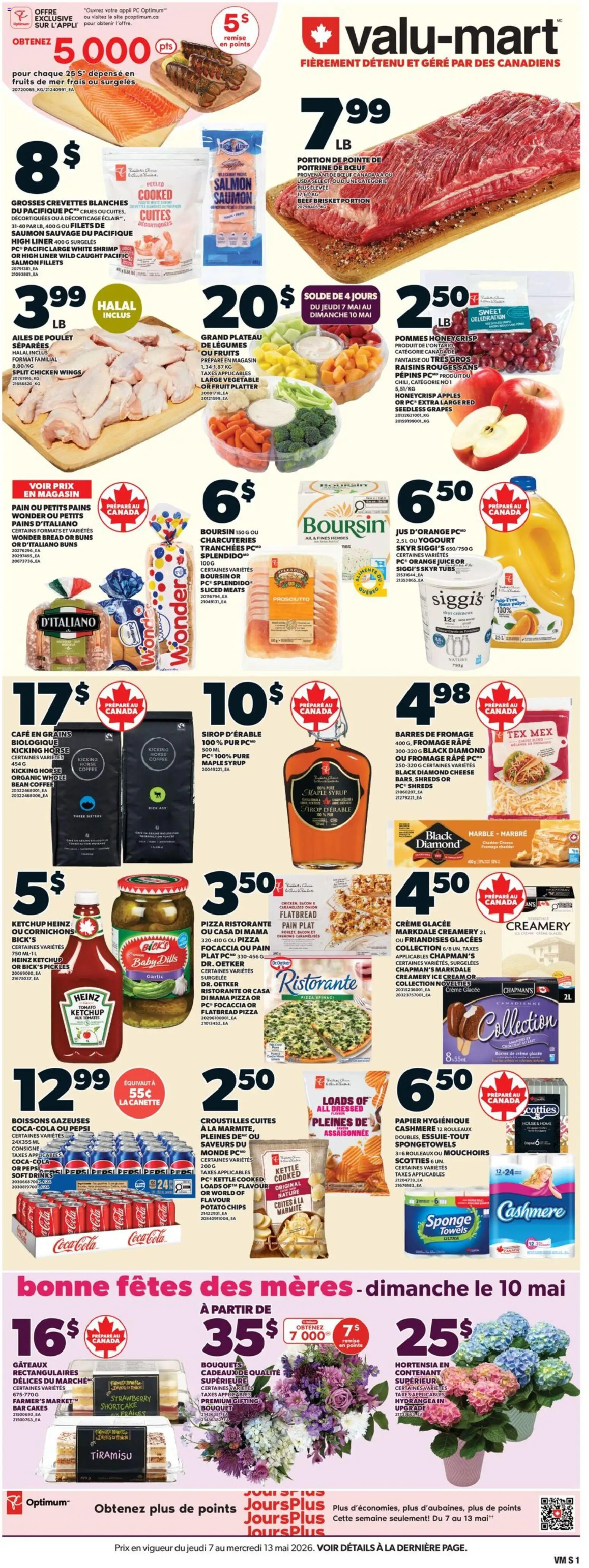Preview of leaflet Valu Mart circulaire from shop Valu Mart is valid from May 07, 2026