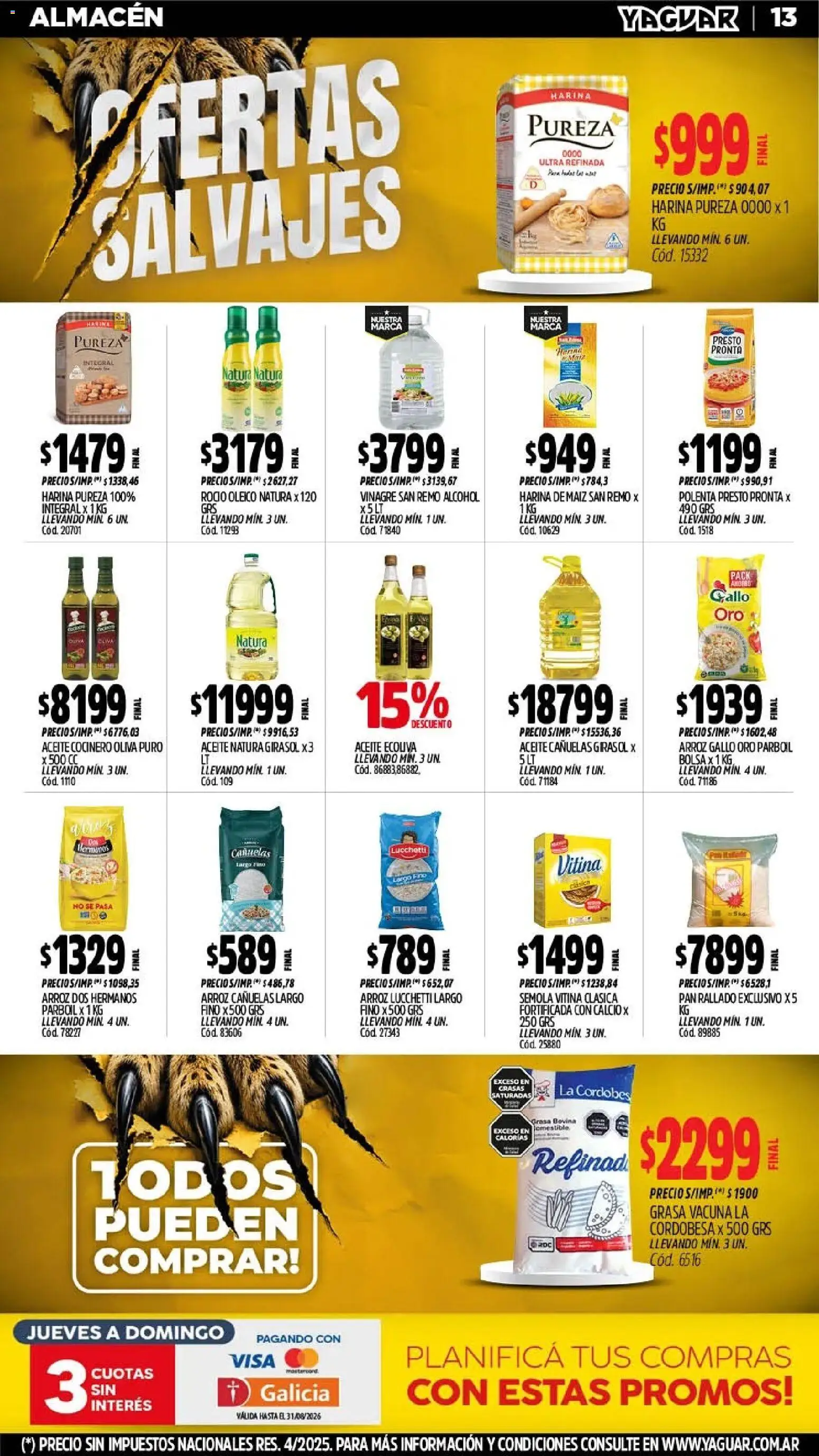 Vista previa del folleto de la tienda Yaguar válido desde el 03/08/2026 