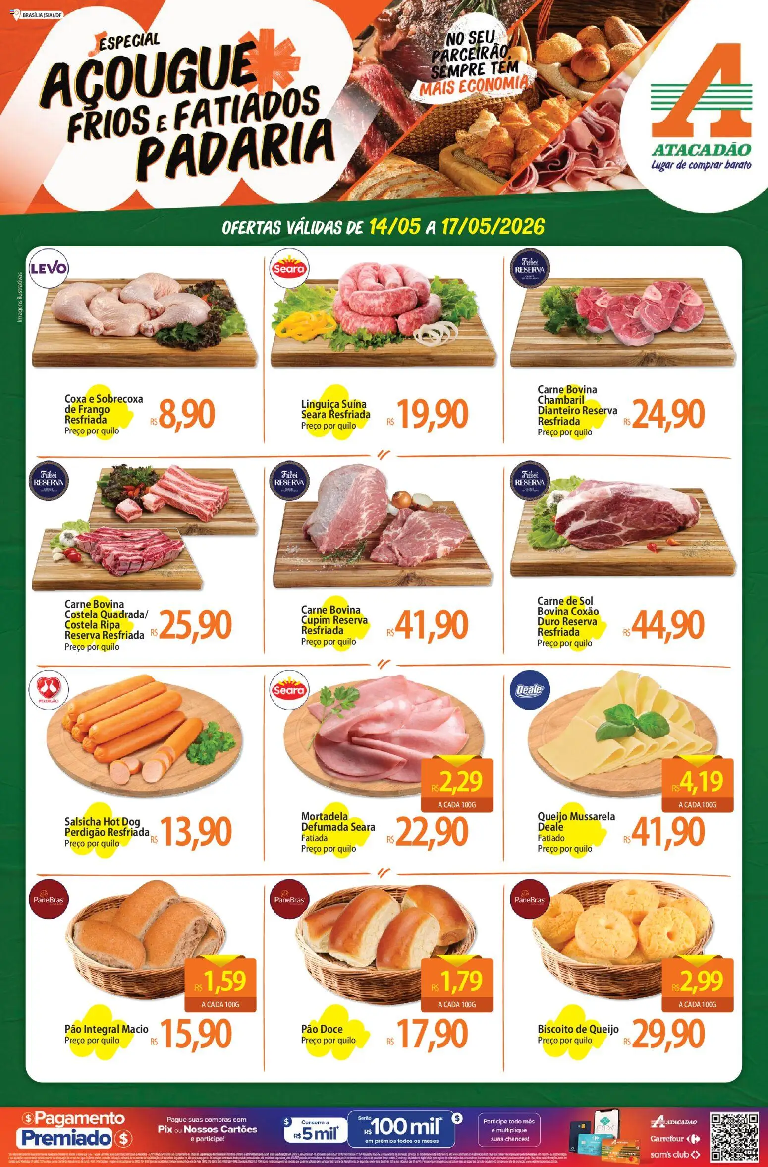 Pré-Visualização do folheto "Atacadão ofertas - DF" da loja Atacadão válido a partir de 14/05/2026