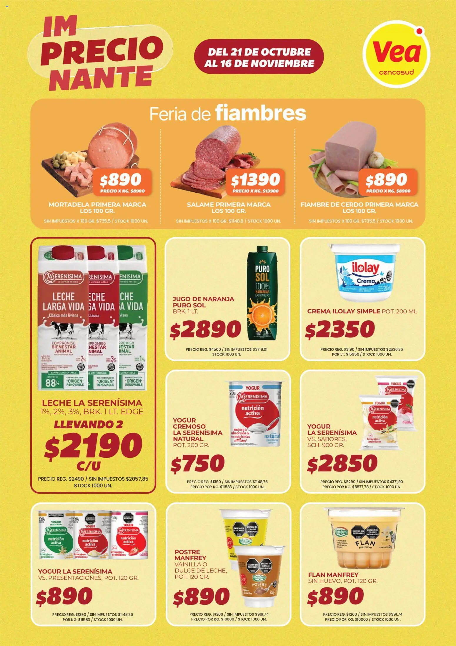 Vista previa del folleto de la tienda Vea válido desde el 21/10/2026 