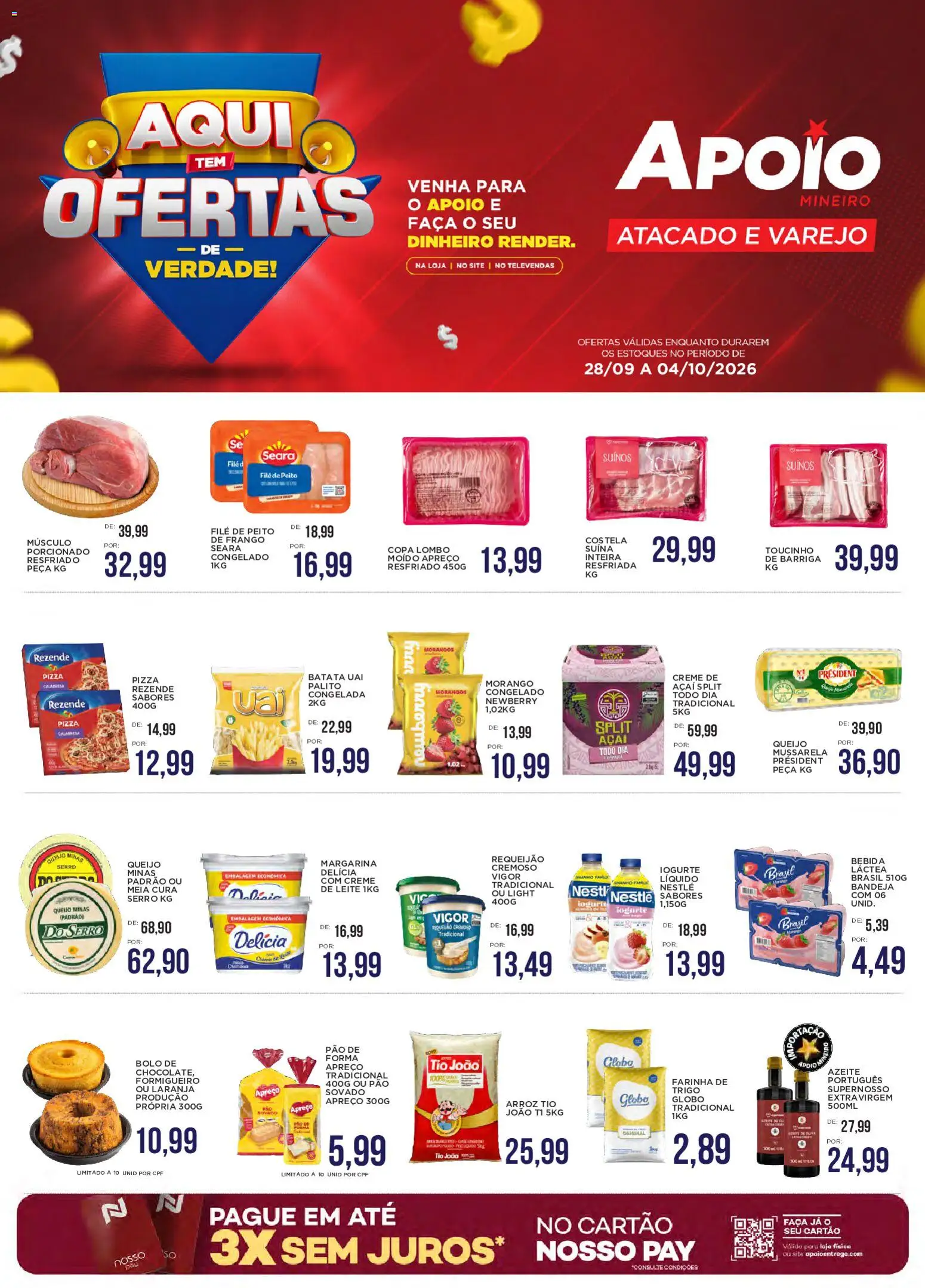Pré-Visualização do folheto "Apoio Mineiro - Ofertas da semana" da loja Apoio Mineiro válido a partir de 28/09/2026