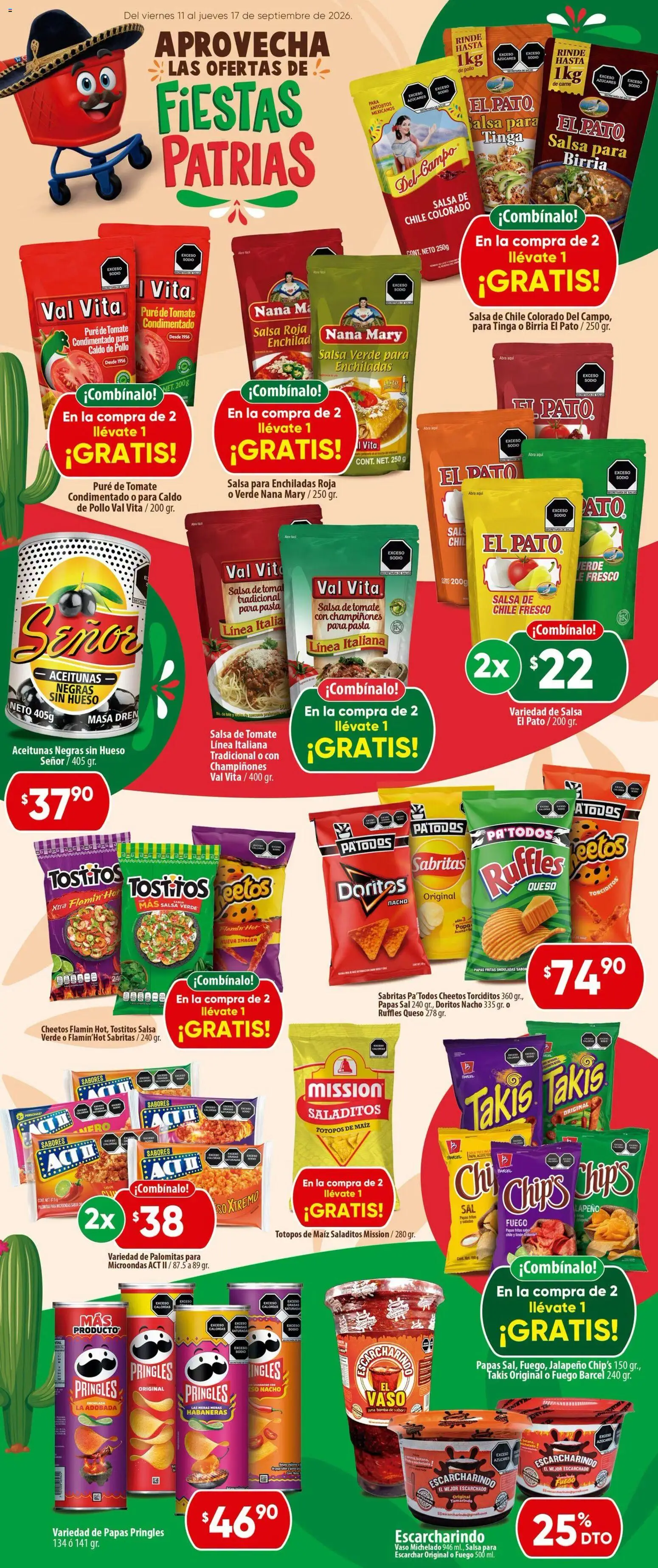 Vista previa las ofertas de la tienda Calimax - Calimax folleto Mexicali y SLRC desde el 11/09/2026 