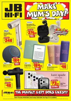 Preview of catalogue JB Hi-Fi catalogue from shop JB Hi-Fi valid 30 Apr 2026