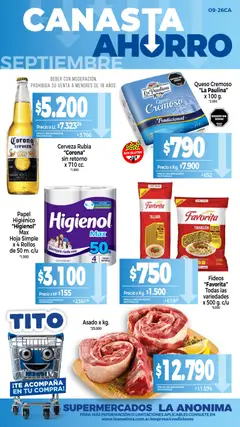Vista previa del folleto de la tienda La Anonima válido desde el 01/09/2026 