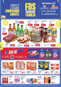 Pré-Visualização do folheto "Mateus ofertas Fds tamanho Família" da loja Mateus válido a partir de 24/07/2026