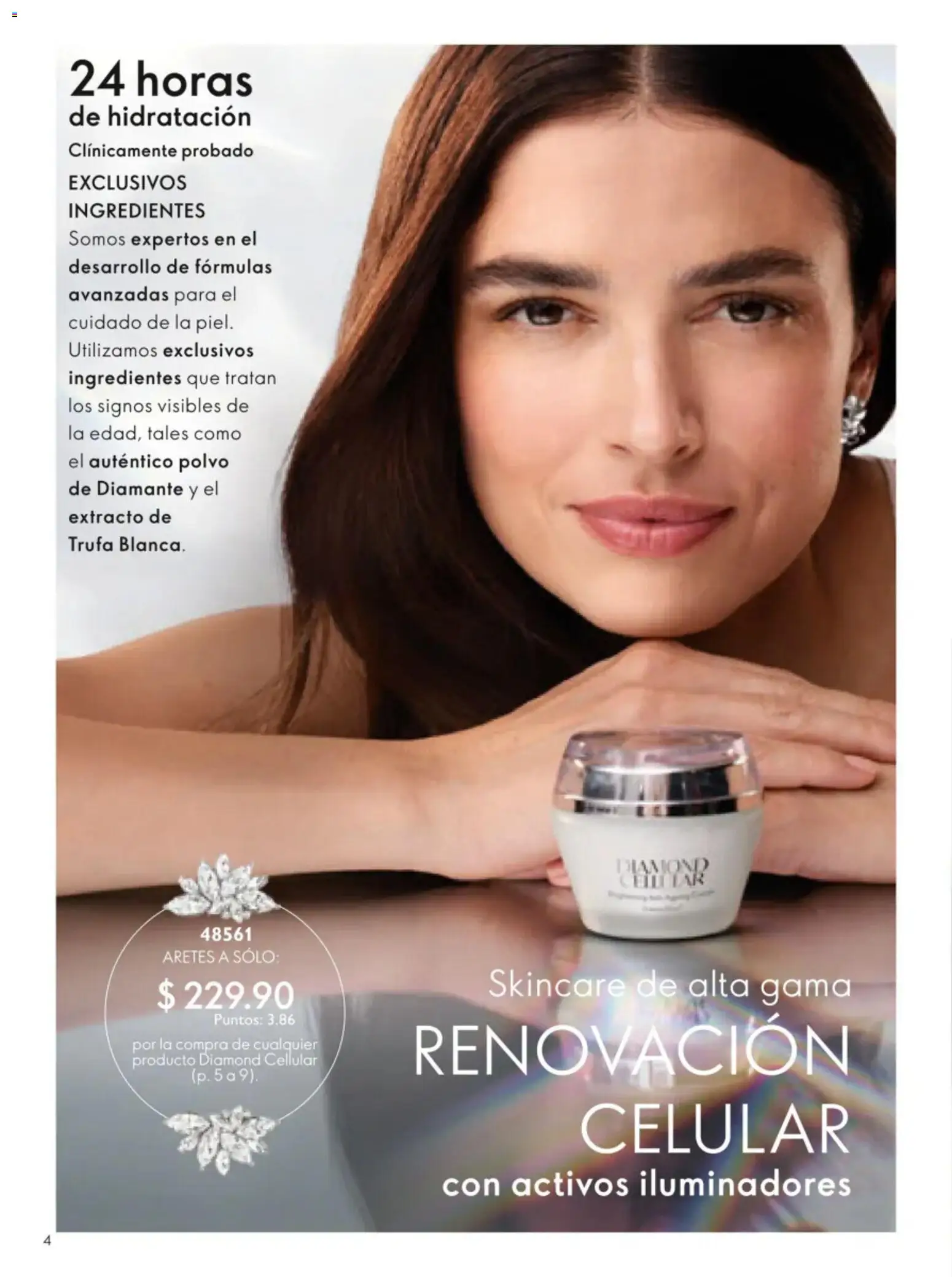 Vista previa las ofertas de la tienda Oriflame - Oriflame campaña 9 2026 desde el 20/06/2026 - Ingredientes, Aretes, Polvo