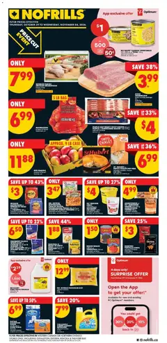Un aperçu du dépliant No Frills weekly flyer - AB du magasin No Frills est valide à partir 29 oct. 2026
