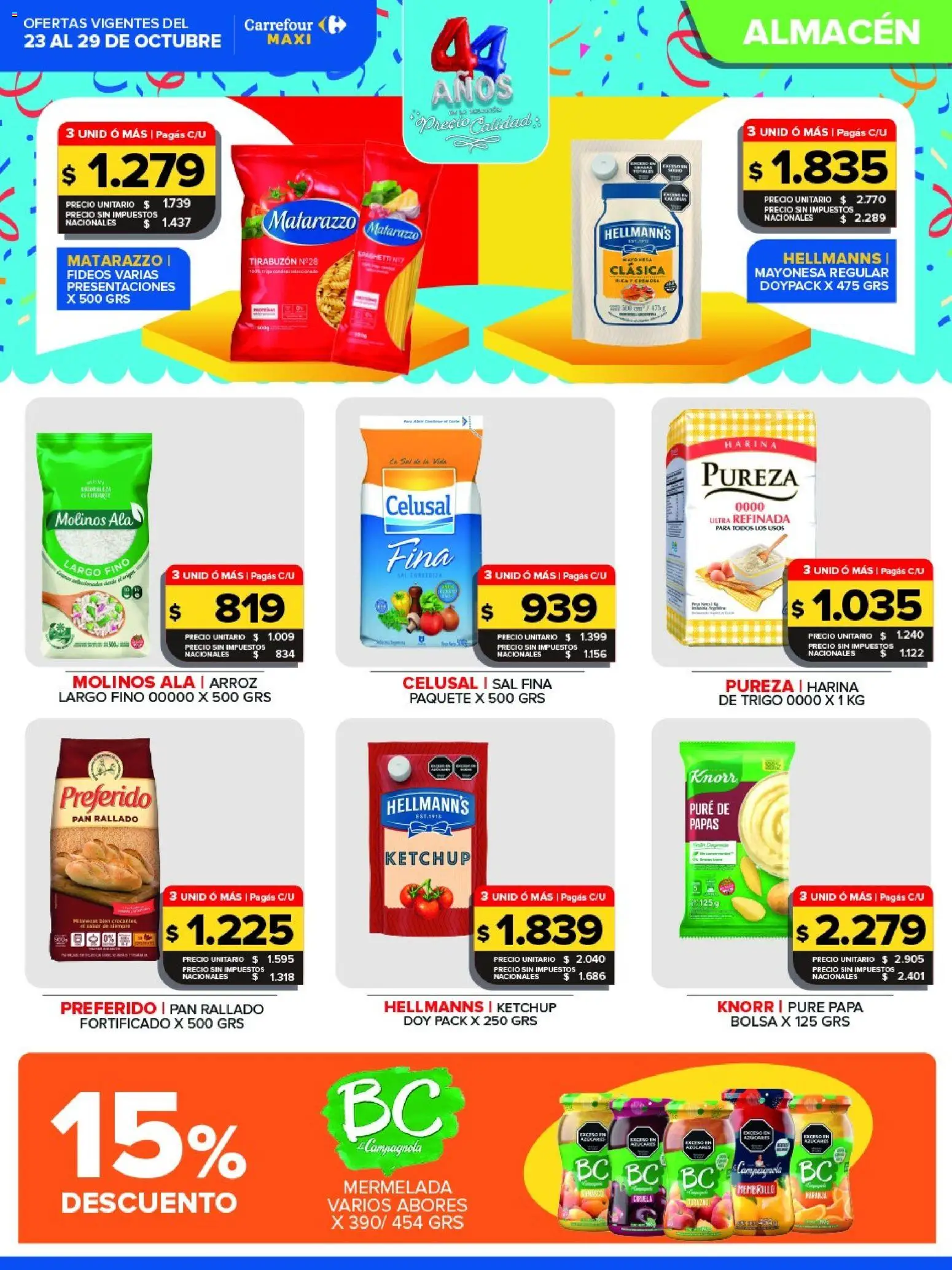 Vista previa del folleto de la tienda Carrefour Maxi válido desde el 23/10/2026 