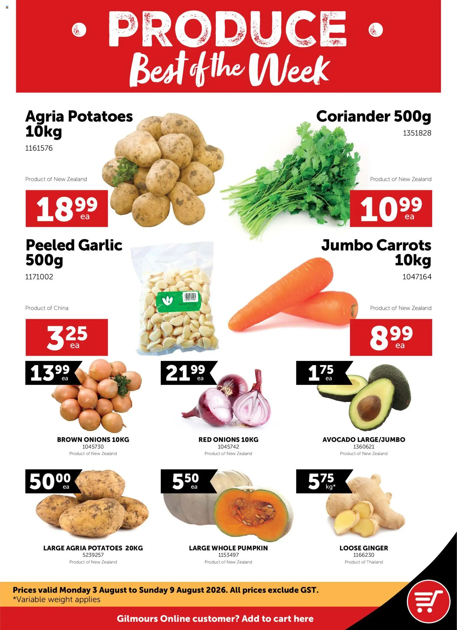 Preview of catalogue Gilmours catalogue from shop Gilmours valid 3 Aug 2026