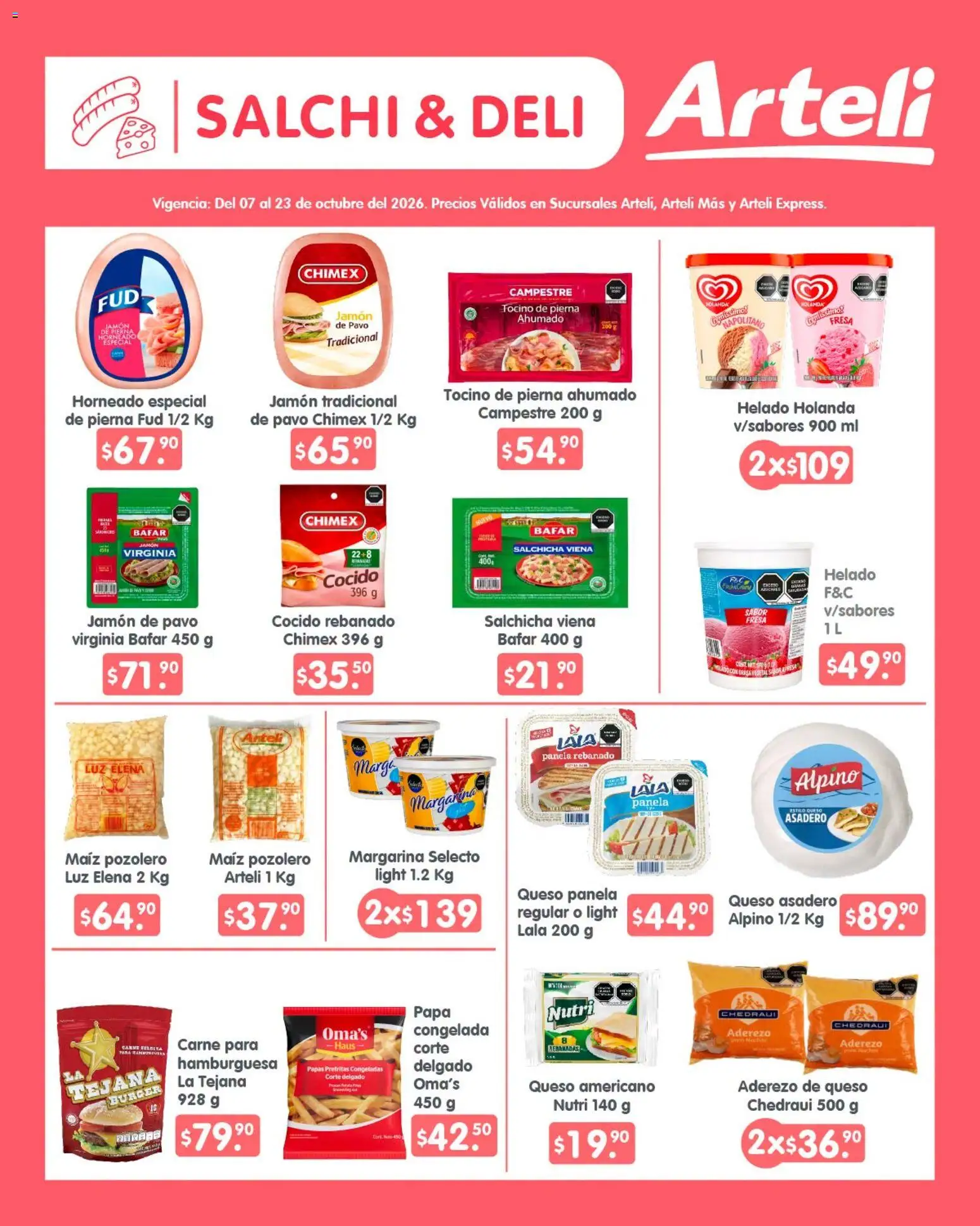 Vista previa las ofertas de la tienda Arteli - Arteli folleto Quincenal desde el 07/10/2026 