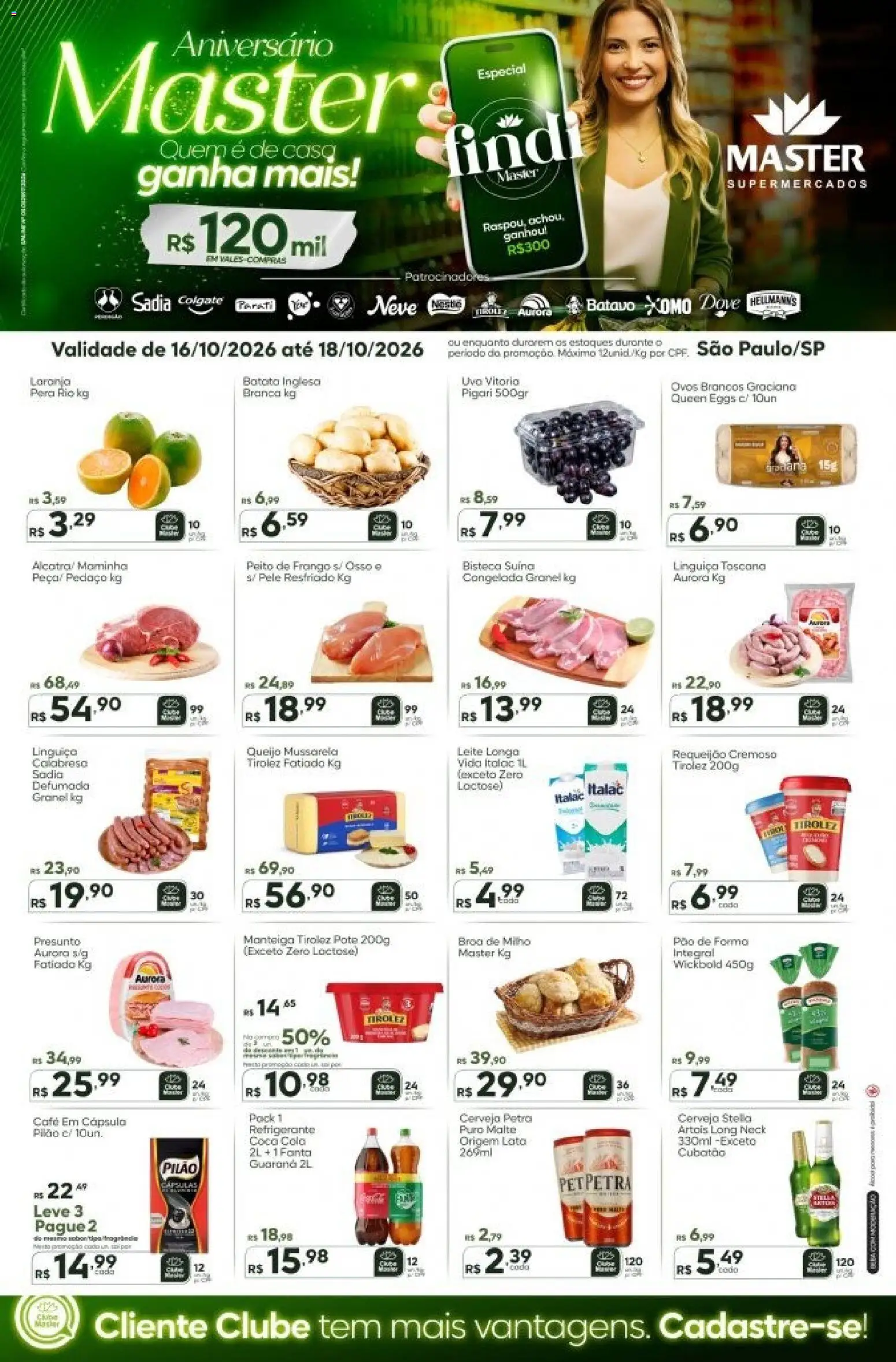 Pré-Visualização do folheto "Master - Ofertas da semana" da loja Master válido a partir de 16/10/2026