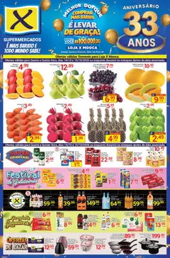 Pré-Visualização do folheto "X Supermercados ofertas Mooca" da loja X Supermercados válido a partir de 14/10/2026