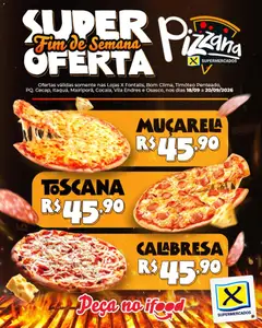 Pré-Visualização do folheto "X Supermercados ofertas Pizzaria" da loja X Supermercados válido a partir de 18/09/2026