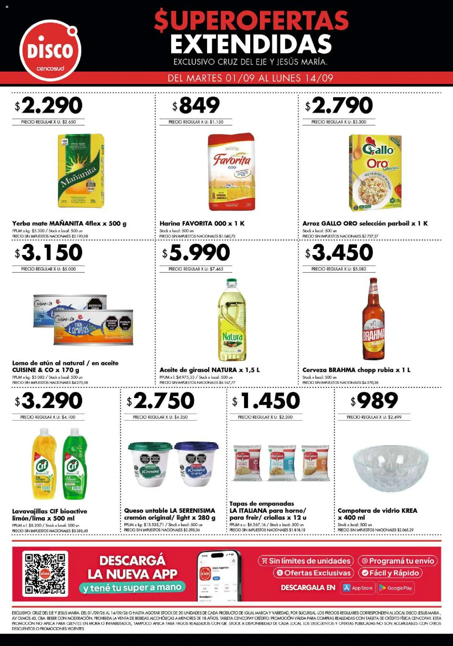 Vista previa del folleto de la tienda Disco válido desde el 01/09/2026 