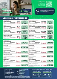 Pré-Visualização do folheto "Coop ofertas Drogaria Medicamentos com Receita" da loja Coop válido a partir de 01/06/2026