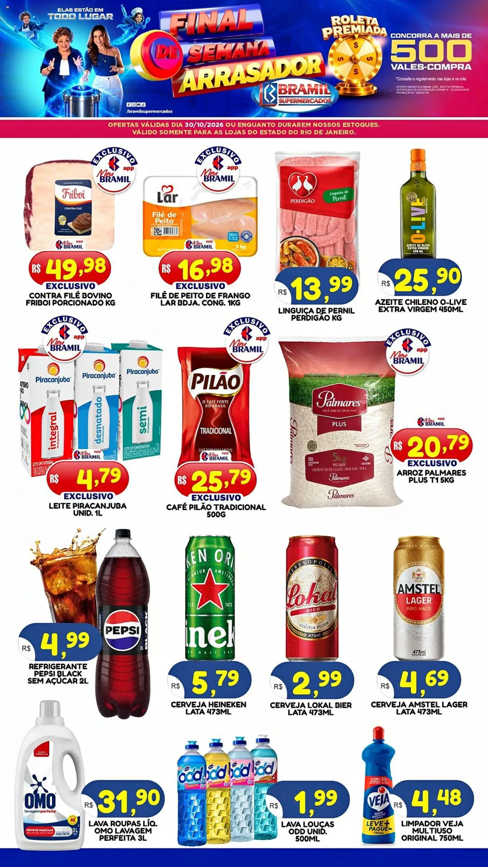 Ofertas Bramil Supermercados ofertas do Dia até 30/10/2026. - Página 1