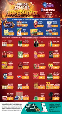 Pré-Visualização do folheto "Bahamas Supermercados ofertas Fim de Semana Imperdível" da loja Bahamas Supermercados válido a partir de 21/08/2026