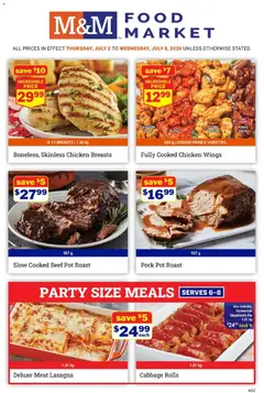 Preview of leaflet M&M Food Market weekly flyer / circulaire from shop M&M Food Market is valid from Jul 02, 2026