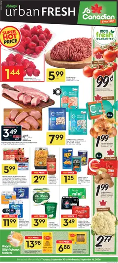 Preview of leaflet Sobeys weekly flyer / circulaire from shop Sobeys is valid from Sep 10, 2026