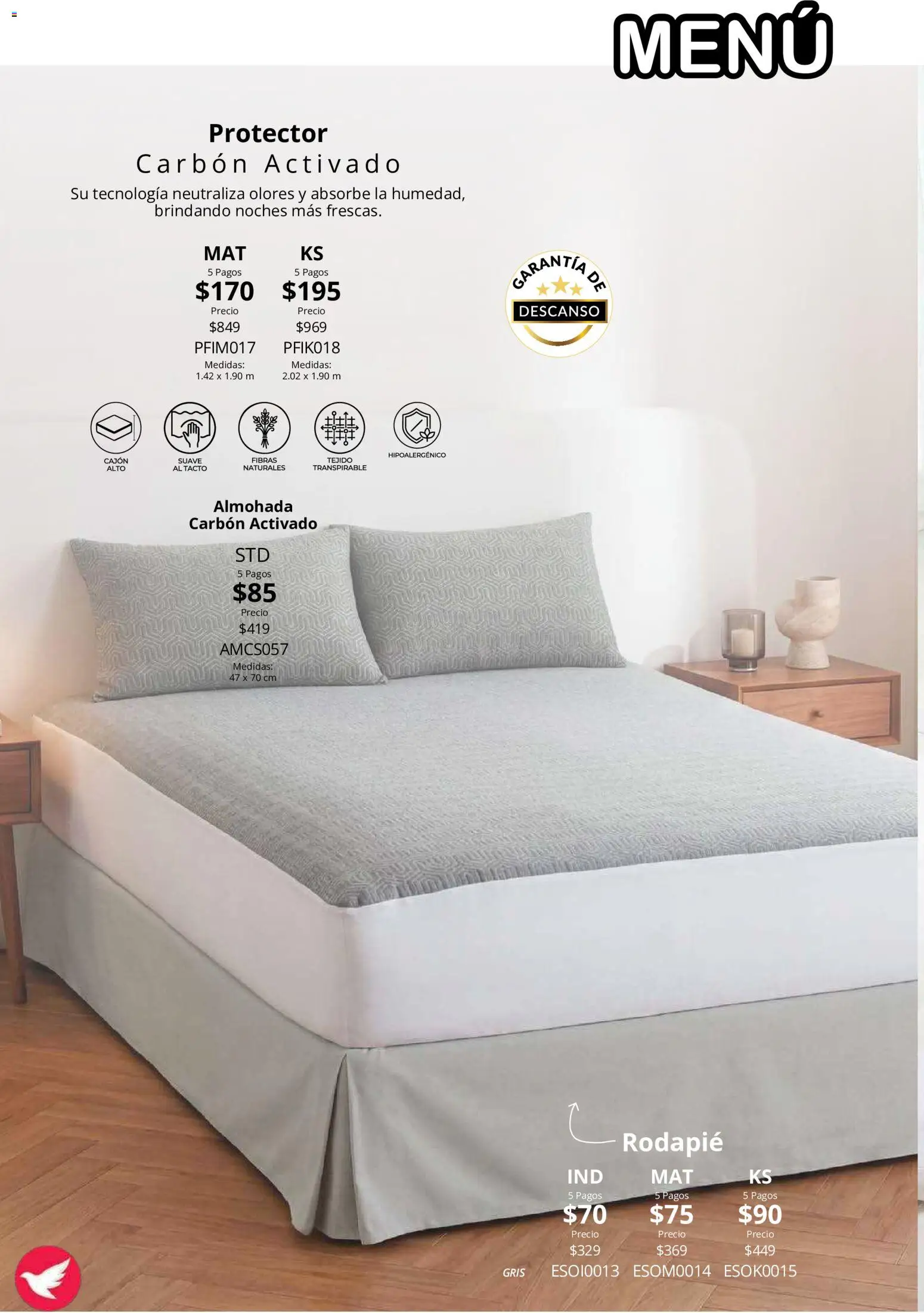 Vista previa las ofertas de la tienda Colchas Concord - Colchas Concord catálogo desde el 01/08/2026 