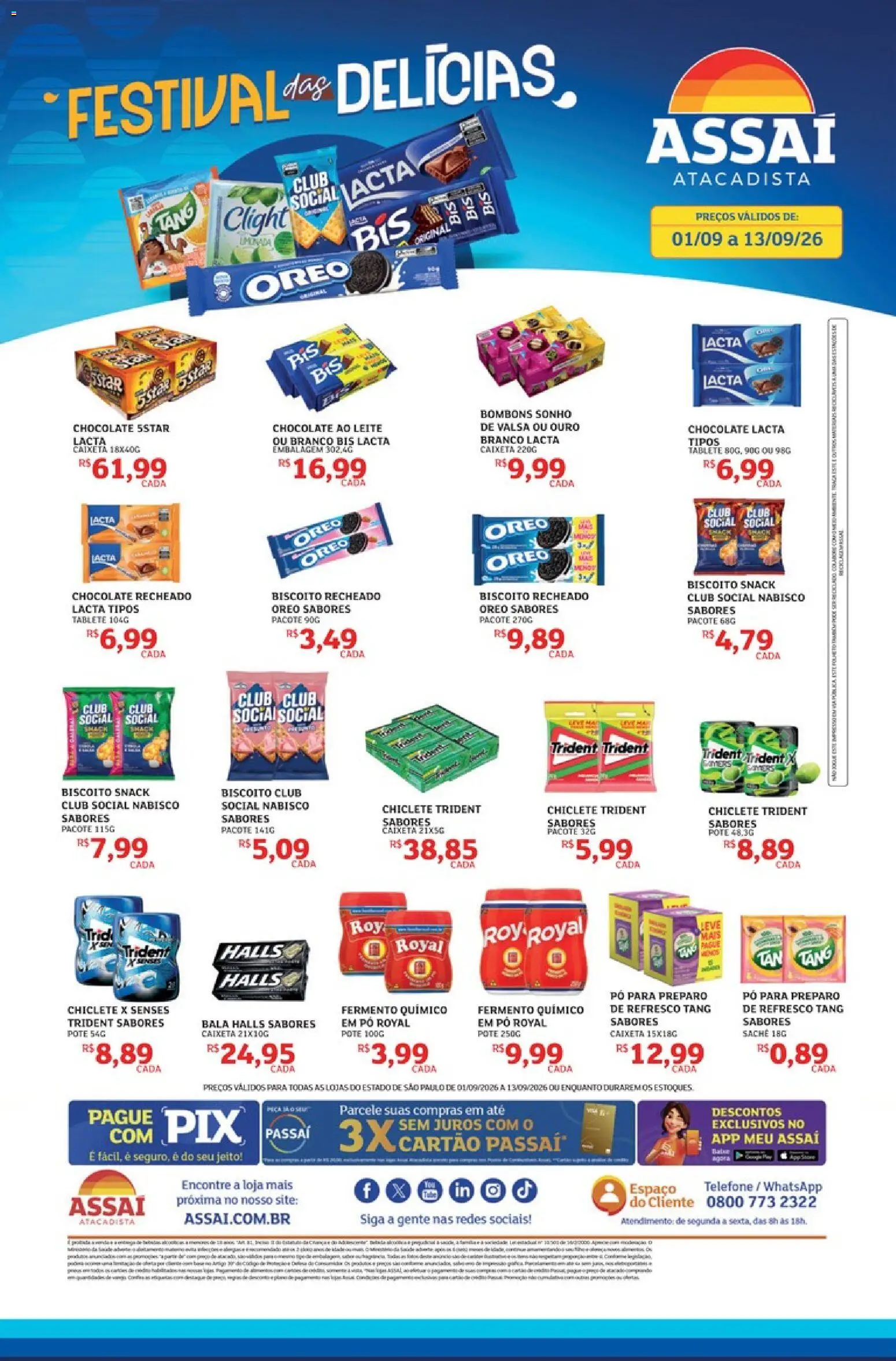 Pré-Visualização do folheto "Assaí Atacadista ofertas - SP" da loja Assaí Atacadista válido a partir de 01/09/2026