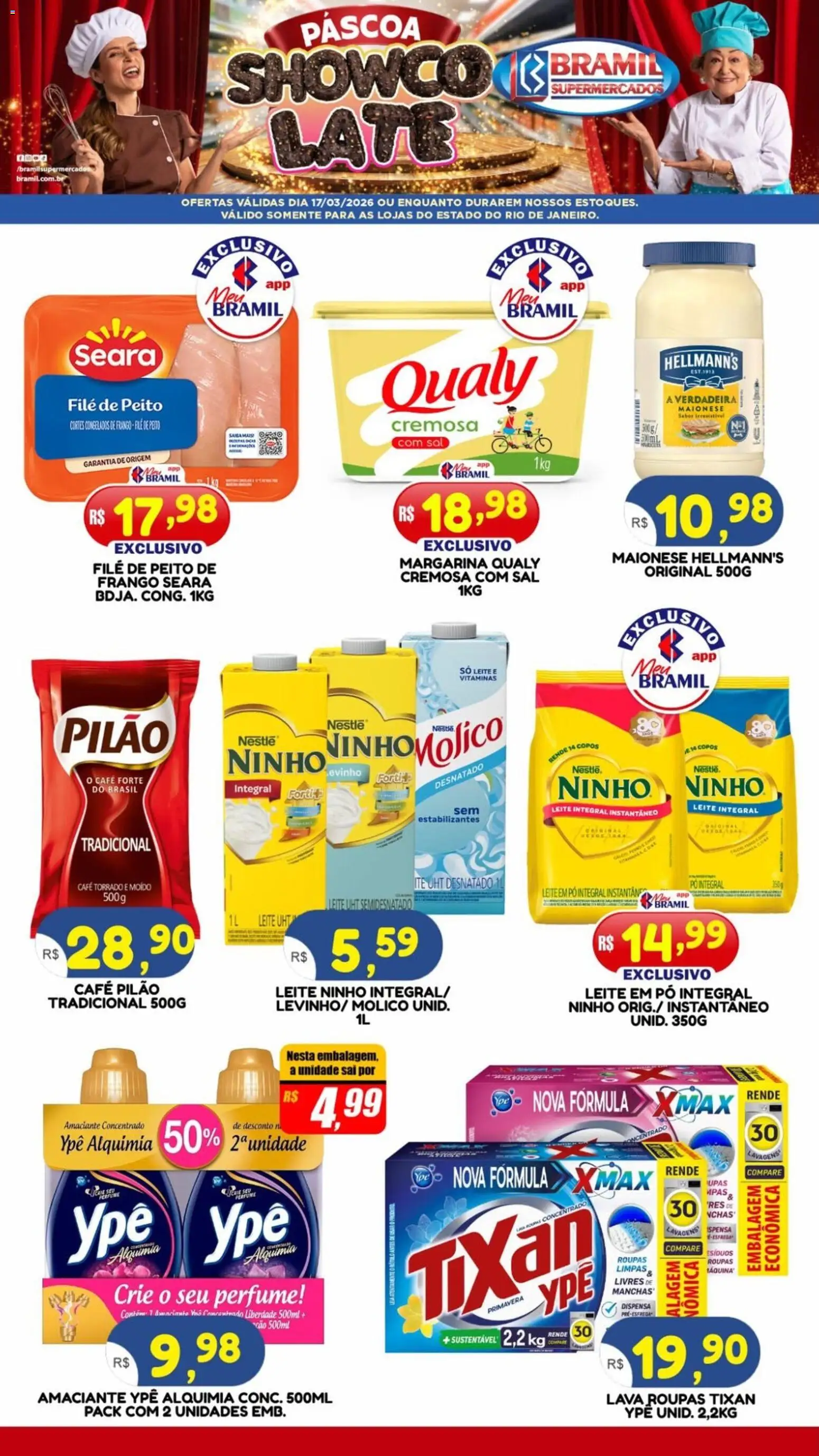 Bramil Supermercados Bramil Supermercados ofertas do Dia (de 17/03/2026 ...