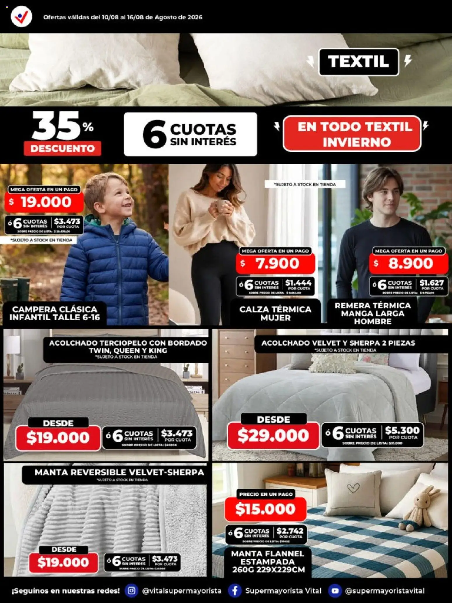 Vista previa del folleto de la tienda Vital válido desde el 10/08/2026 