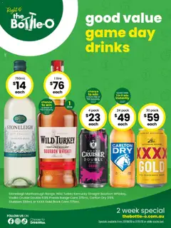 Preview of catalogue The Bottle-O catalogue Bairnsdale from shop The Bottle-O valid 28/09/2026