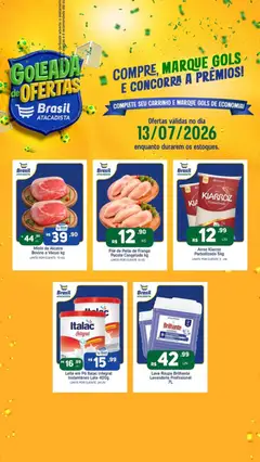 Pré-Visualização do folheto "Brasil Atacadista ofertas do Dia" da loja Brasil Atacadista válido a partir de 13/07/2026