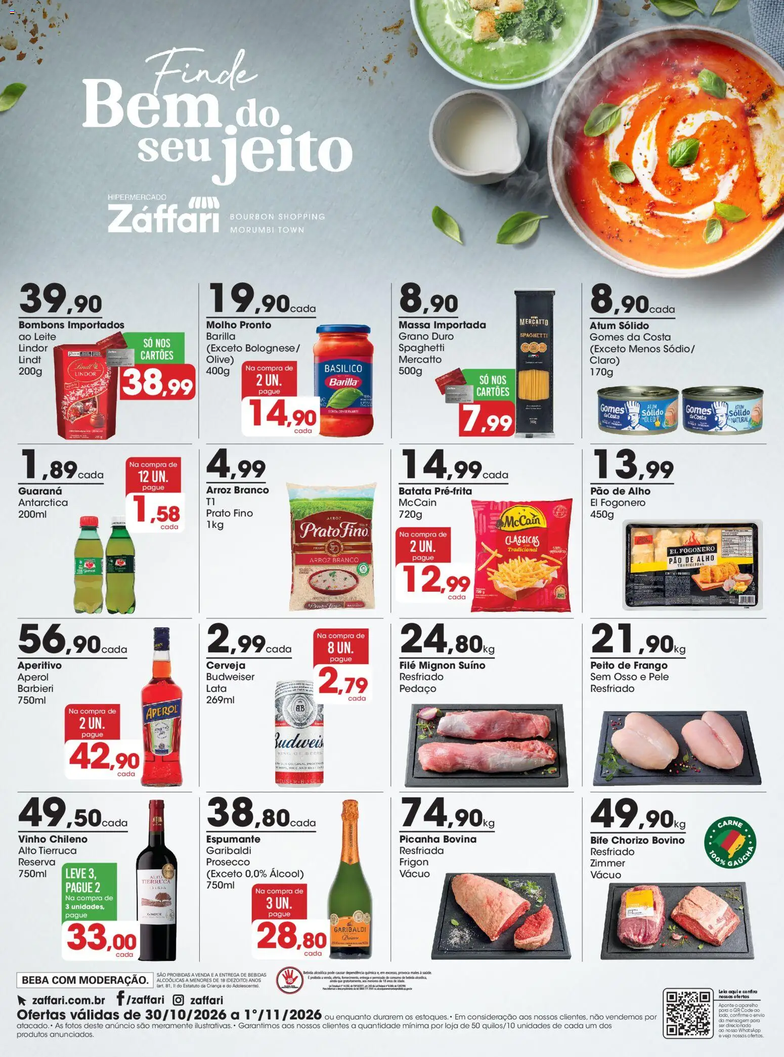 Pré-Visualização do folheto "Zaffari ofertas Final de Semana - SP" da loja Zaffari válido a partir de 30/10/2026
